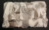 Real Rabbit Fur Lumbar Cushion  30 x 50