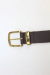Standard Leather Plain Belt with Half Buckle